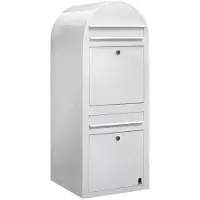 Bobi Brievenbus Duo 9016 Wit