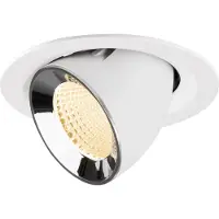 SLV Inbouwspot Numinos Gimble M Wit Chroom 2700k 40gr