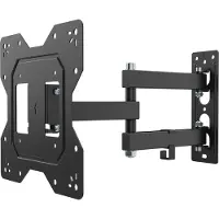 Nanook draaibare tv-wandbeugel 19–43 inch | Solid+ | Optimale kijkhoek | Kantelbaar 15° | VESA tot 200x200 | Draagkracht tot 35 kg | Geschikt voor alle gangbare tv’s | Incl. montagemateriaal