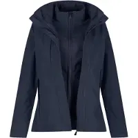 Regatta Professionele vrouwen/dames Kingsley 3-in-1 Waterdicht jasje (Marine)