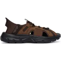 SKECHERS Heren Revolted Merrick bruine veterschoenen (42), Plat, Casual, Sportief, Buiten 205181