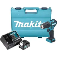 Makita DF 332 DSM1E accuboormachine 12 V max. 35 Nm borstelloos + 1x accu 4,0 Ah + oplader + koffer