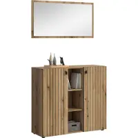 Ebuy24 Station garderobe opstelling eik decor.