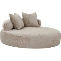 Ebuy24 Cairo bank , dagbed met 2 kussens naturel.