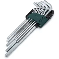 Sata ST09104SJ - Inbussleutelset - Extra Lang - Staal S2 - 12-delig