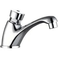 A&n&a aqualine - Zelfsluitende staande kraan voor wastafel, chroom ZY12053
