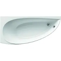 Ravak Avocado - Asymmetrisch bad 160 L, 1600x750 mm, links, wit CQ01000000