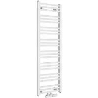 Bruckner Albrecht Badkamerradiator 40x125cm, middenaansluiting, wit