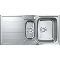 GROHE - K500 spoelbak met automatische afvoer, 100x50 cm, geborsteld rvs 31572SD1