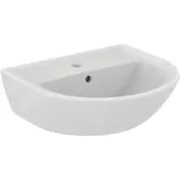 Ideal standard Eurovit - Wastafel 50x44 cm, met overloop, kraangat, wit W332801