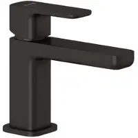 Kludi Renon - Wastafelkraan met Push-Open afvoer, EcoPlus, geborsteld Gunmetal 42267N275