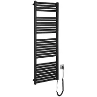 Aqualine - Radiator Tondi-E 45x133 cm, 500 W, mat zwart DE476T