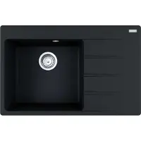 Franke Centro - Fragraniet spoelbak CNG 611-78 TL/2, 78x50 cm, onyx 114.0637.517