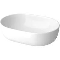 Cersanit Moduo - Opzetwastafel, 50x36 cm, zonder overloop, wit K116-049