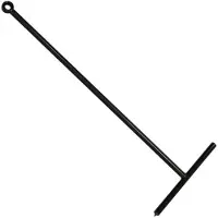 Aqualine Vloertrekker 300x890mm, zwart