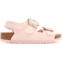 Birkenstock - Kid's Milano AS Flower Buckle Birko-Flor - Sandalen 31 - Narrow, roze