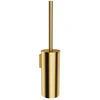 Omnires Modern Project - Wandgemonteerde toiletborstel met houder, geborsteld goud MP60621GLB