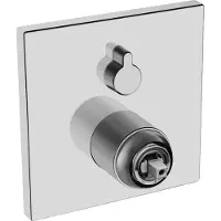 Hansa Varox Pro - Afdekset voor badkraan, met omstelkraan voor 2 functies, chroom 40529073