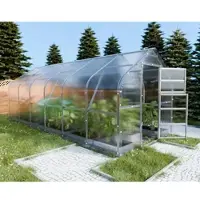 KLASIKA GREENHOUSES KLASIKA DROP Tuinkas - 15m² - 2,5 m x 6 m - 4 mm Dikte - Kweekkas - Polycarbonaat afdekking