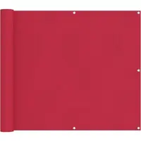 vidaXL Balkonscherm 90 x 200 cm Oxford Stof Rechthoekig Bordeauxrood