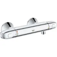 GROHE Grohtherm 1000 New douchekraan thermostatisch met quickfix koppelingen chroom