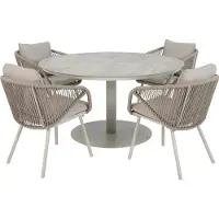 Intratuin 4-zits Diningset Sanne Met Lola Taupe