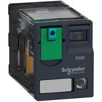 Schneider Electric RXM4AB2BD Miniatuurrelais Steekbaar 4x wisselcontact 24 V/DC Piece 10 stuk(s)