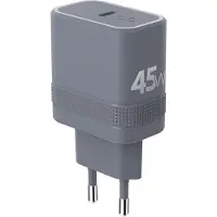 Force Power , 45W USB-C UltraGaN oplader, universeel, grijs