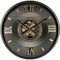 Pronto Wonen Klok Nimar metaal rond 60cm zwart dessin 54