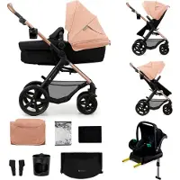 Kinderkraft MOOV2 Kinderwagen, 4-in-1 kinderwagenset tot 22 kg, met autostoeltje I-S