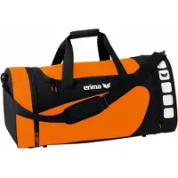 Erima Club 5 sporttas, oranje/zwart, groot