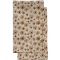 Sagaform Edith keukendoek 50x70 cm 2-pack Gemêleerd beige