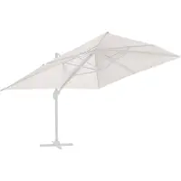 Oviala - Parasolhoes voor een 4x3m zweefparasol in crèmekleur - Caserta