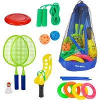 Toi-Toys Buitenspeelgoed Set in Bewaartas - 15dlg.