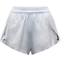 Nike Women's Dri-Fit ADV Aeroswift 3in White Split Short || Maat: L
