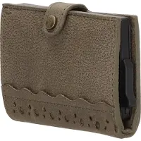 Hide & Stitches Marrakech Safety Wallet - Olijfgroen - 100% Leer