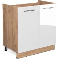 Vicco Fame-Line Wastafelkast – 80 cm zonder werkblad Wit Hoogglans