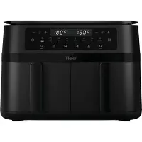 Haier Airfryer XXL - Heteluchtfriteuse 11L - Dubbele Lade (2 x 5,5L) - 3000W - 60 tot 200 Graden - Dual Zone Technologie - 8in1 - AF3AD 011