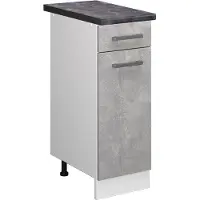 Vicco R-Line Keukenonderkast – 30 cm, WB Antraciet Beton
