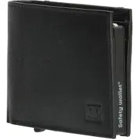 Double-D FH-serie - Portemonnee met metalen kaarthouder - Safety Wallet - Zwart