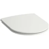 Laufen Pro toiletzitting met deksel, slim design, niet afneembaar, wit, 1 stuk.