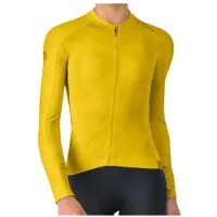 Castelli - Women's Espresso 2 Long Sleeve Jersey - Fietsshirt XS, geel