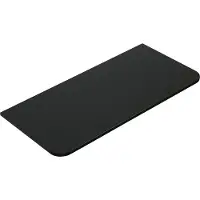 Wiesbaden Topblad Sulora 100x48 cm Afgeronde Hoeken Mat Zwart