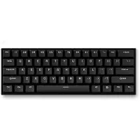 MCHOSE Ace60 Pro Zwart 60% Hall Effect Ice Blue Magnetische Switch 8K Hz RGB Hotswap Mechanisch Gaming Toetsenbord (Ace60-3A)