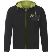 Jan Vanderstorm Comfort Fit Sweatjacket zwart, Veelkleurig