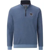 Jan Vanderstorm Comfort Fit Sweatshirt blauw, Effen