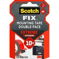 Scotch Dubbelzijdig Plakband Extreme Eterior 19mm x 1 | 5m | 12 stuks