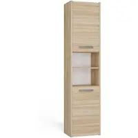 Top E Shop SONOMA 40 - Badkamerkast - Eiken Sonoma - Smalle kolomkast - Met draaideur