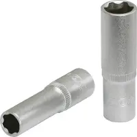 Ks Tools 911.3828, Doppen, 3/8 inch, Metrisch, 1 kop, 8 mm, Chroomvanadiumstaal