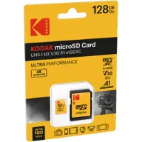 Kodak Msd 128gb Uhs-i U3 V30 A1 Ultra Geheugenkaart Transparant